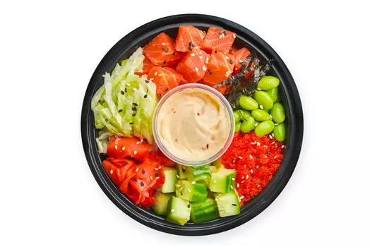 Поке с лососем - Mалый