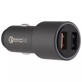 Автомобильное зарядное устройство Volto, серое
