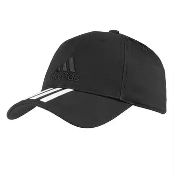 Бейсболка SIX-PANEL CLASSIC 3-STRIPES черная, размер 56