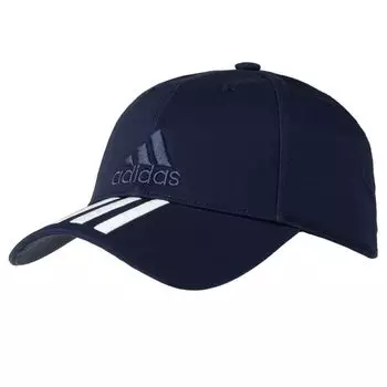 Бейсболка SIX-PANEL CLASSIC 3-STRIPES темно-синяя, размер 60