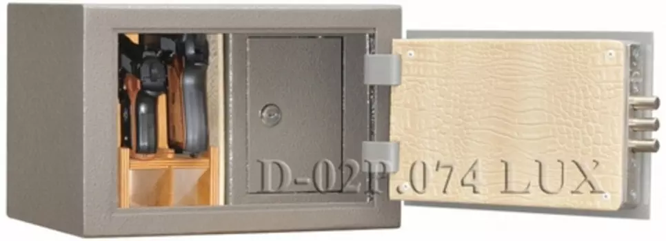 Пистолетный сейф_D-02P.074 Lux