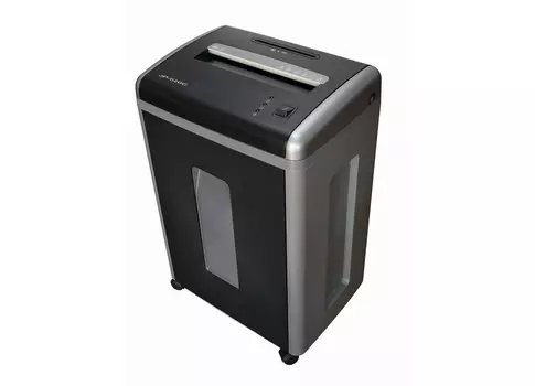 Шредер (уничтожитель)_6206MD (2x6 мм) черный/сереб бока и контур