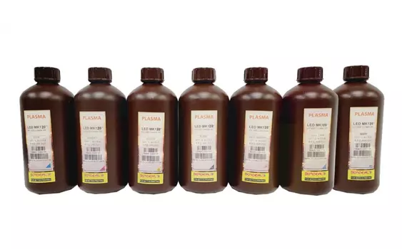 Бутыль с чернилами Plazma UV LED MK120 Magenta + chip