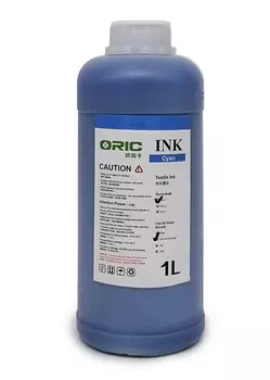Бутыль с текстильными чернилами TG-1C для DTF печати, Cyan (Голубой), 1л