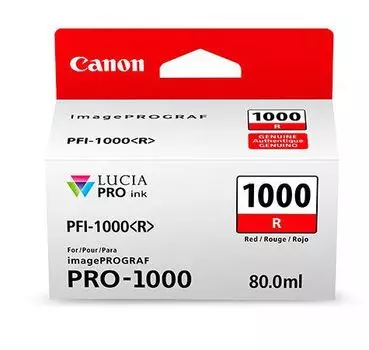 Картридж_PFI-1000R Red 80 мл (0554C001)