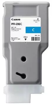 Картридж_PFI-206C Cyan 300 мл (5304B001)