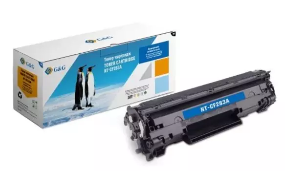 Cartridge G&G 83A для HP LJ M125/M127/M201/M225, с чипом (1 500) (аналог CF283A)