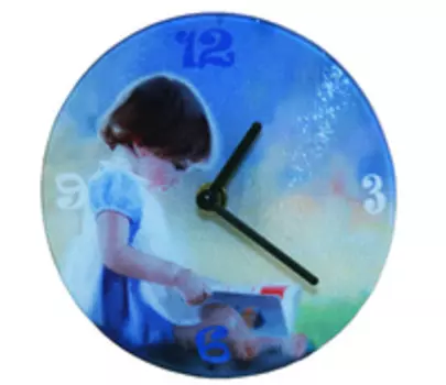 Часы настенные для сублимации и термопереноса глянцевые