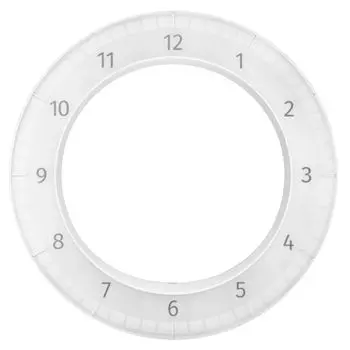 Часы настенные The Only Clock, белые