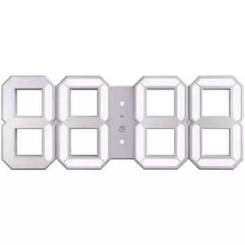 Часы настенные White &amp; White Clock, белые