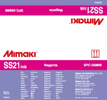 Чернила SS21 Solvent Bulk Magenta