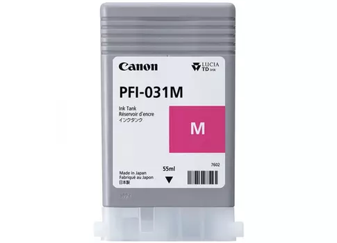 Чернила пигментные Pigment Ink PFI-031 (Magenta) Пурпурный, 55 мл., (6265C001AA)
