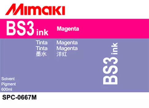 Чернила сольвентные BS3 Magenta, 600 мл