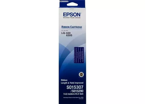 Черный картридж для матричного принтера LQ630 (C13S015307BA)