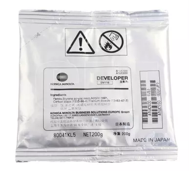 Девелопер DV-116 для KONICA MINOLTA Bizhub 164/184/195/215 (CET), 170г, CET161005