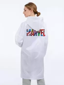 Дождевик Marvel Avengers, белый, размер S