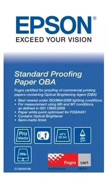 Epson Standard Proofing Paper OBA 44, 1118мм х 30.5м (250 г/м2) (C13S450189)