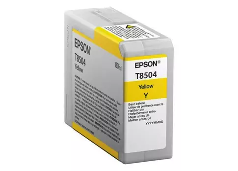Картридж_T8504 Yellow 80 мл (C13T850400)