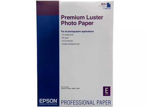 Фотобумага_Premium Luster Photo Paper, A3+, 235 г/м2, 100 листов (C13S041785)