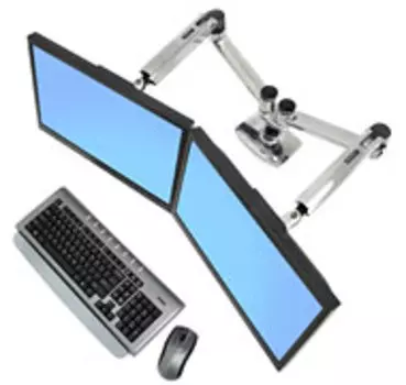 Крепление_LX двойное настольное крепление (один уровень) (45-245-026)