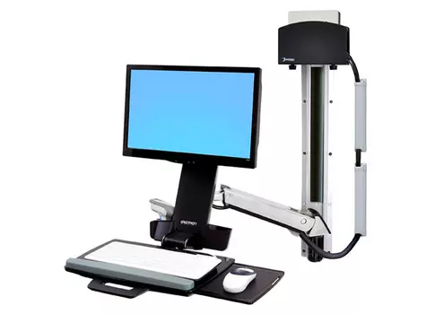 Крепление_«Рука» StyleView без рабочей поверхности и с малым держателем CPU (45-273-026), чёрное