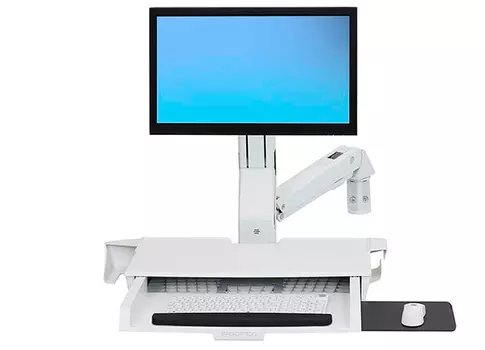 Крепление_«Рука» StyleView с рабочей поверхностью (45-260-216), белое