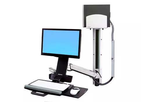 Крепление_«Рука» StyleView с рабочей поверхностью и средним держателем CPU (45-271-026), чёрное