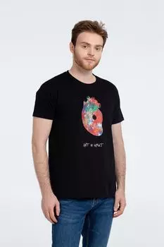 Футболка Art In Heart, черная, размер M
