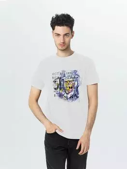 Футболка «Цитаты. Хармс. Кокус», белая, размер XXL