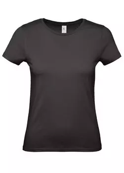 Футболка E150 женская черная, размер M