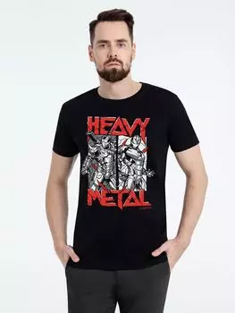 Футболка Heavy Metal, черная, размер M
