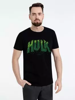 Футболка Hulk, черная, размер XXL