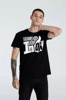 Футболка I'm OK, черная, размер XL