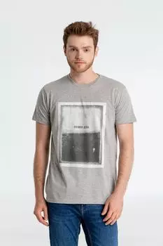 Футболка «Это Питер, детка», серый меланж, размер XL