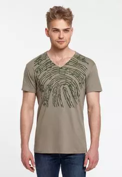 Футболка «Код вселенной», хаки, размер L