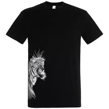 Футболка Like a Tiger, черная, размер XL