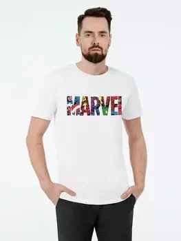 Футболка Marvel Avengers, белая, размер M