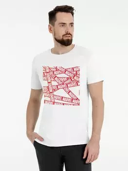 Футболка Marvel Tape, белая, размер L