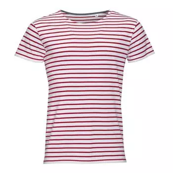 Футболка MILES MEN белая с красным, размер XXL