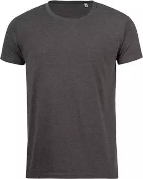 Футболка мужская MIXED MEN темно-серый меланж, размер XXL