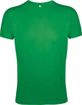 Футболка мужская приталенная REGENT FIT 150 ярко-зеленая, размер L