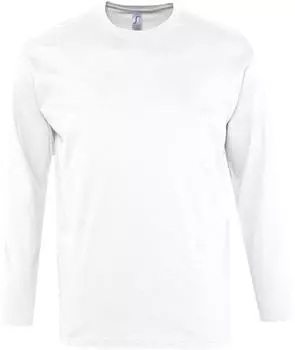 Футболка мужская с длинным рукавом MONARCH 150 белая, размер XL
