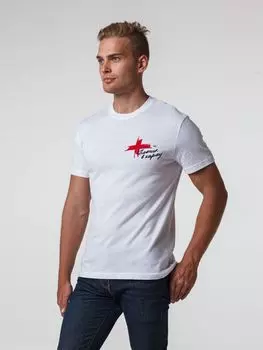 Футболка «Плюсик в карму», белая, размер L