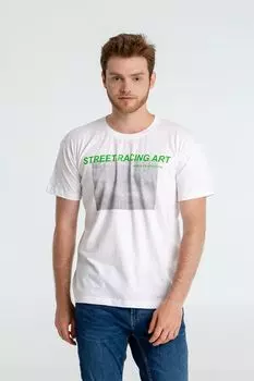 Футболка Street Racing Art, белая, размер M