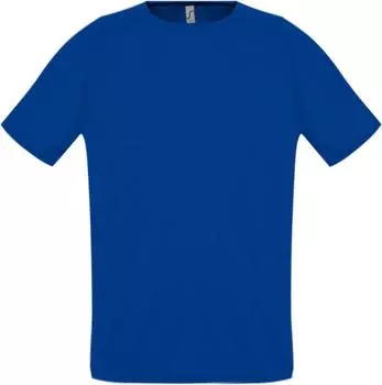 Футболка унисекс SPORTY 140 ярко-синяя, размер XXS