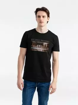 Футболка «Вы что, сели вместе», черная, размер XXL