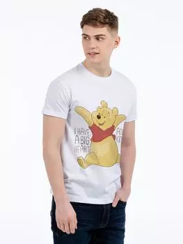 Футболка Winnie. Big Heart, белая, размер M