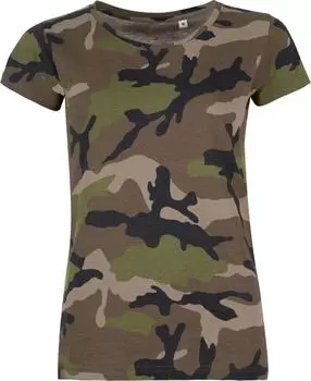 Футболка женская CAMO WOMEN 150 камуфляж, размер M