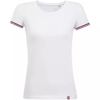 Футболка женская Rainbow Women, белая с ярко-синим, размер 3XL