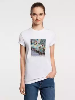 Футболка женская «Развал-схождение», белая, размер S